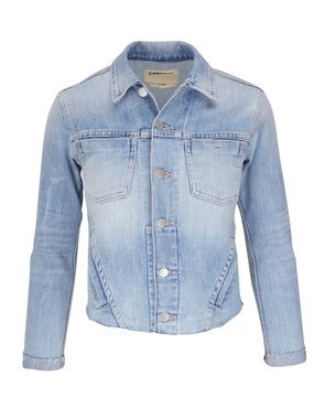 L'Agence Janelle Slim Raw Edge
Denim Jacket
